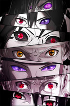 Eyes of the Shinobi: Legendary Dojutsu Collage Frame