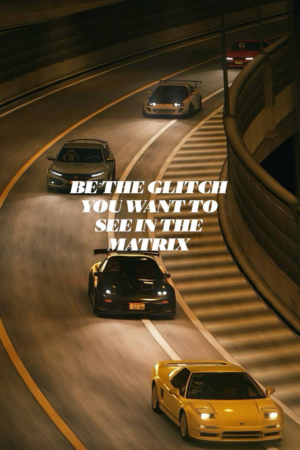 be the GLITCH you want to see in the MATRIX